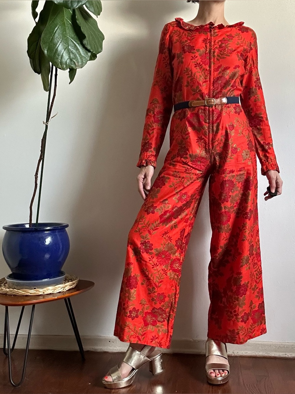 Fancy Vintage Handmade Jumpsuit